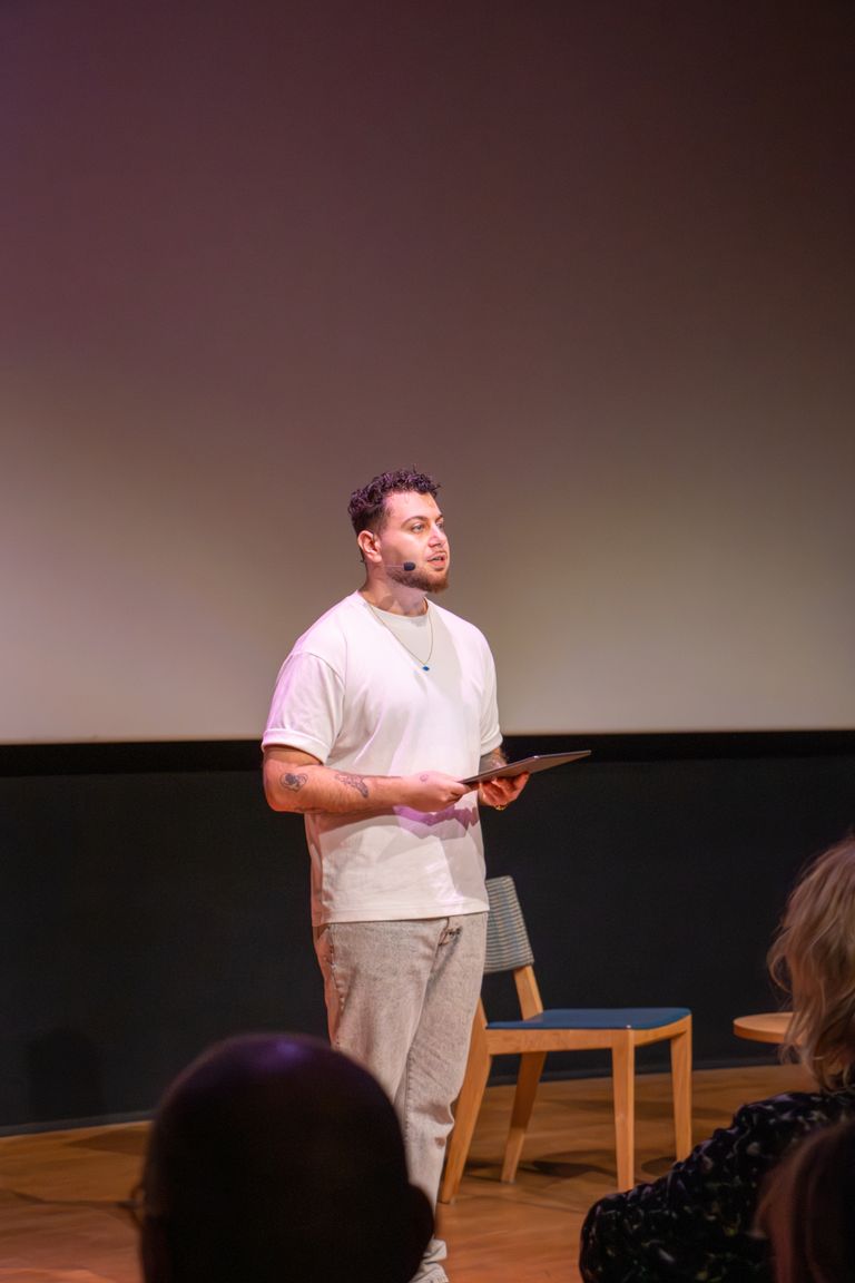 Lev Avitan gaf een voordracht